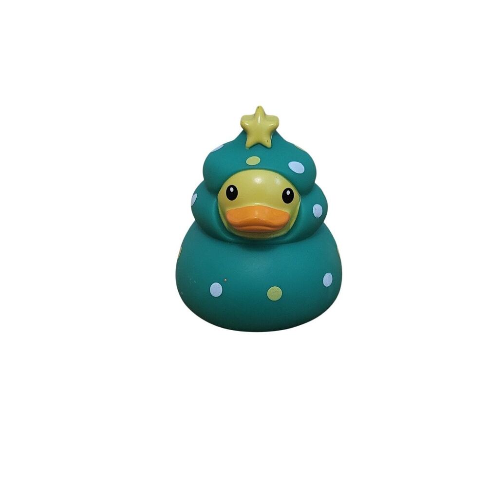 Christmas Tree Rubber Duck Holiday Decor Festive Collectible Toy